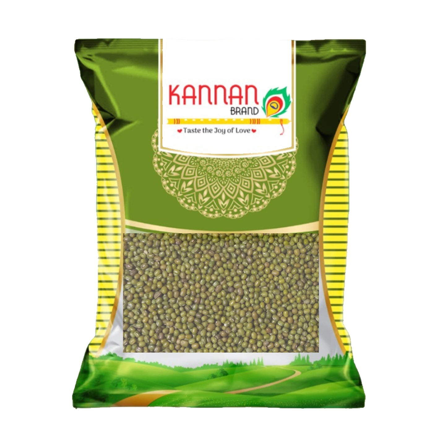 Kannan Green Moong Dal 1kg (Whole)