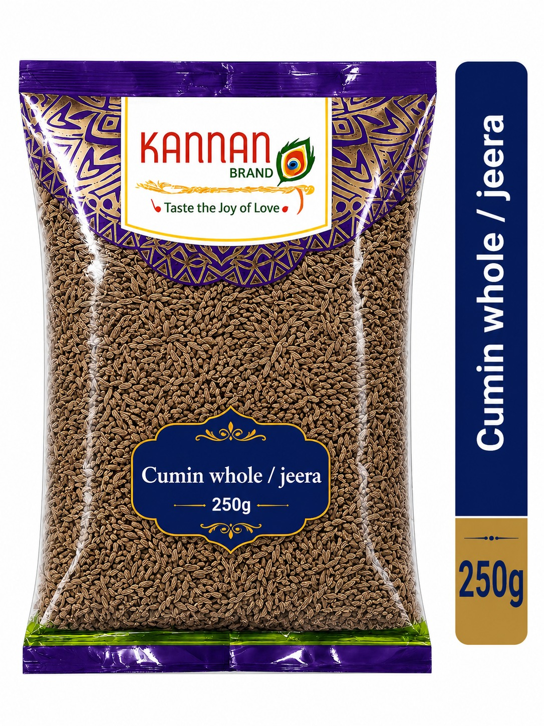 Cumin whole / jeera 250g (kannan brad)