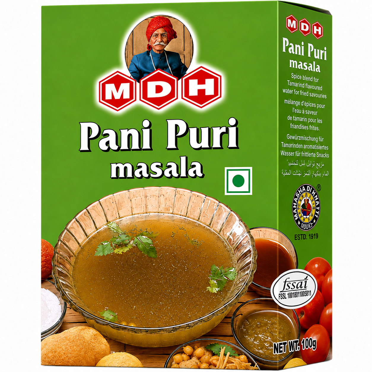 Pani Puri Masala 100g-M D H