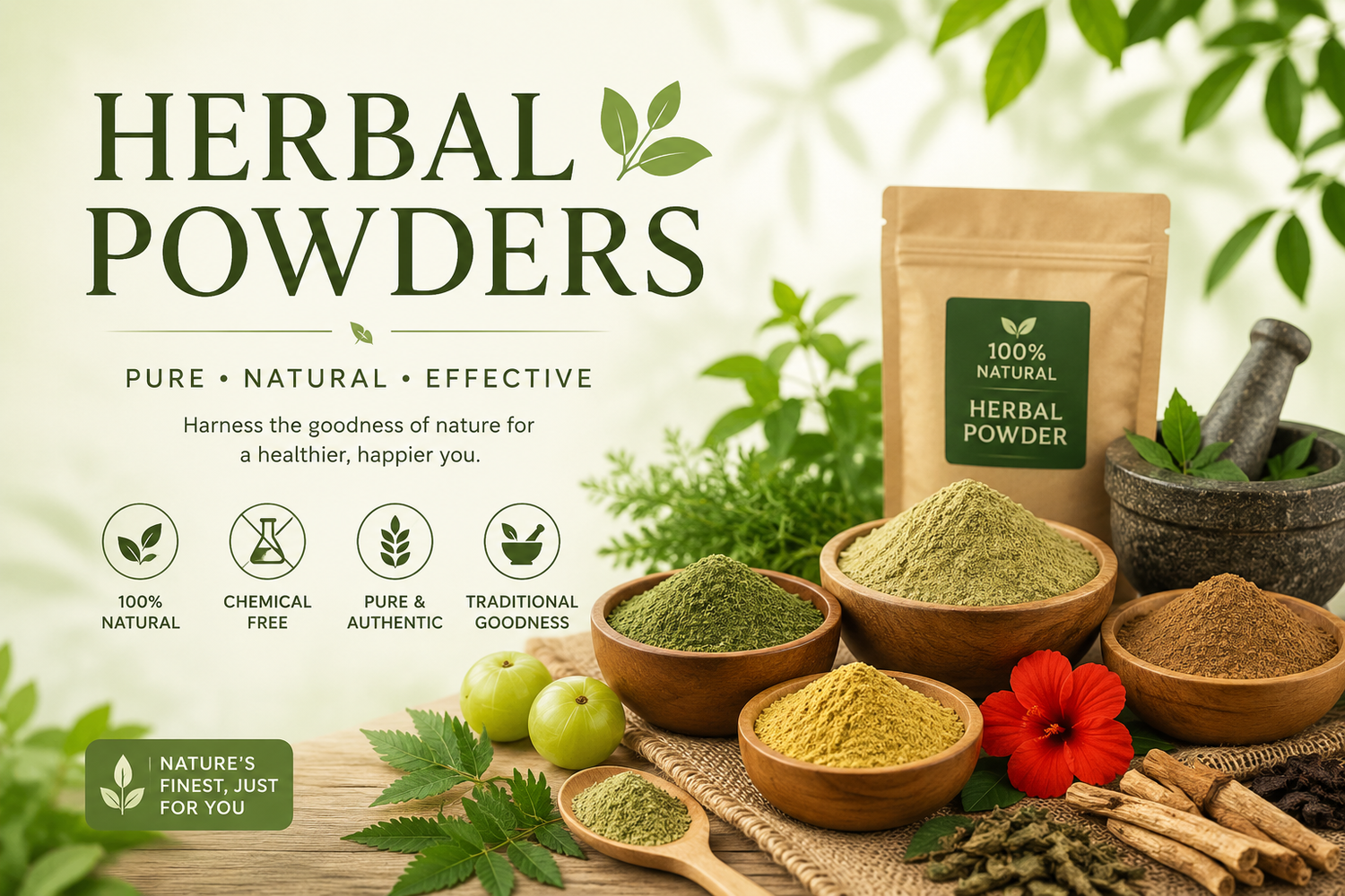 Natural Herbal Powders