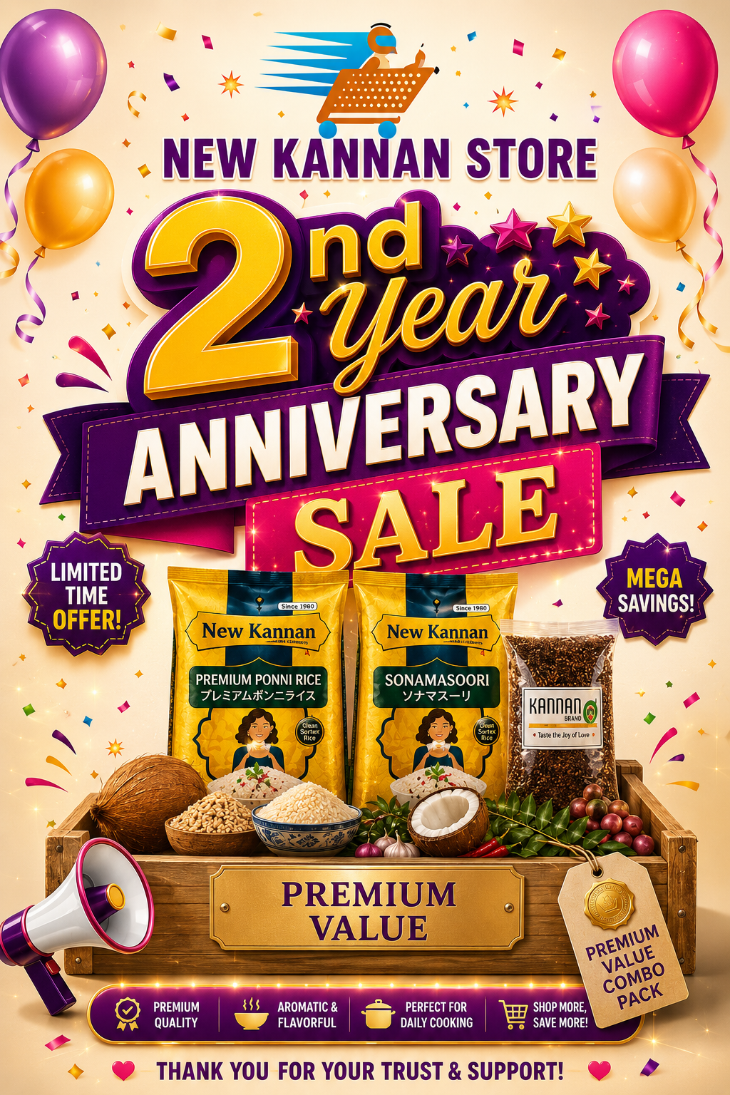Anniversary Offer Sale Premium Value Combo Pack 🎉