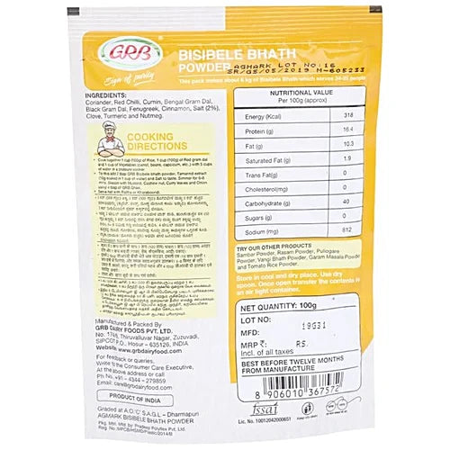 GRB BISIBELEBATH 100GM