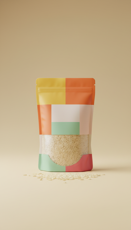 Sona Masoori Rice Resealable Pouch