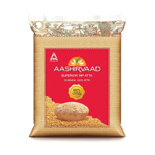 Aashirvaad Atta  India 2 kg set Value pack