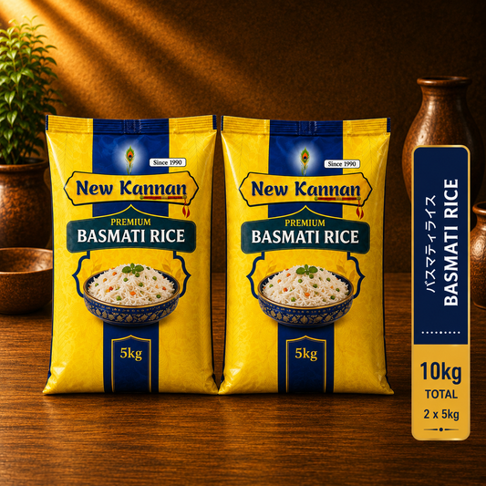 Basmati Long grain(Briyani rice) 10kg Value Pack-Kannan Brand