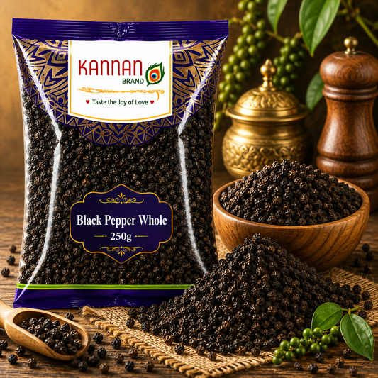ブラックペッパー ホール 250g (kannan ブランド)