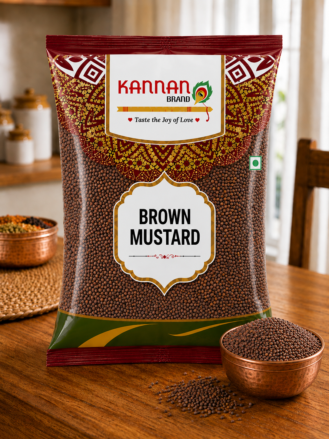 ブラウンマスタード 250g (Kannan ブランド)