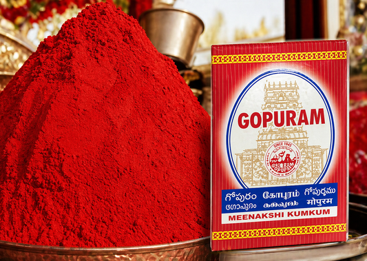 RED kum kum 50g. Gopuram