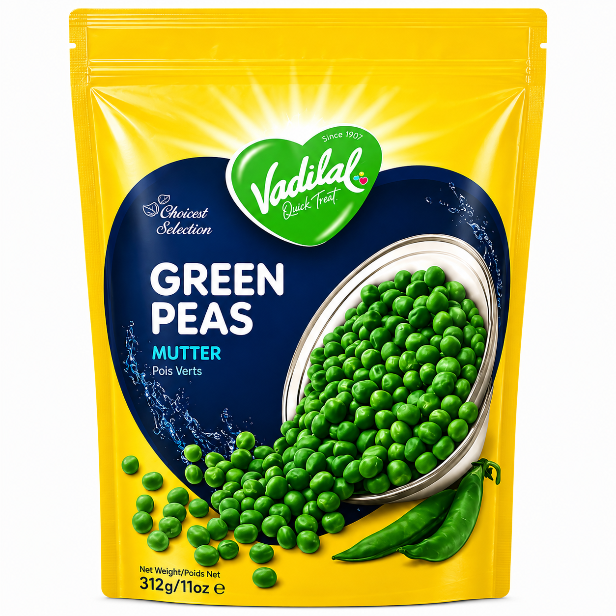 Frozen Green peas(India) 312g