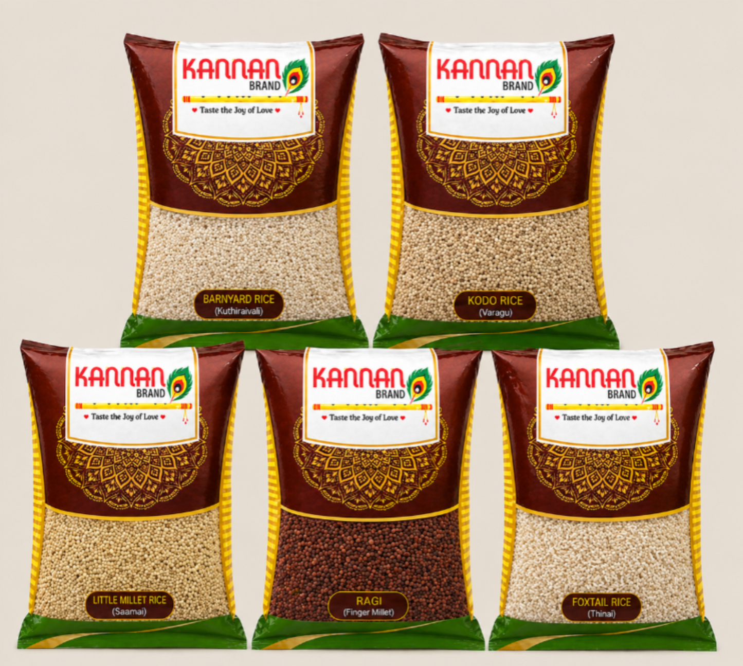 Health millet combo 5kg pack(with tax)