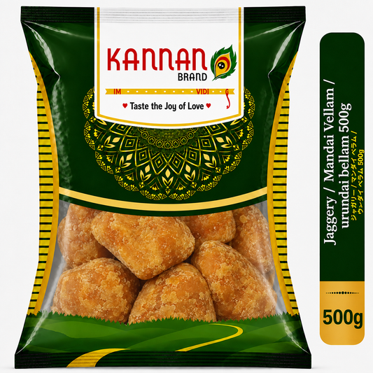 Jaggery/Mandai Vellam/Urundai Bellam 500g