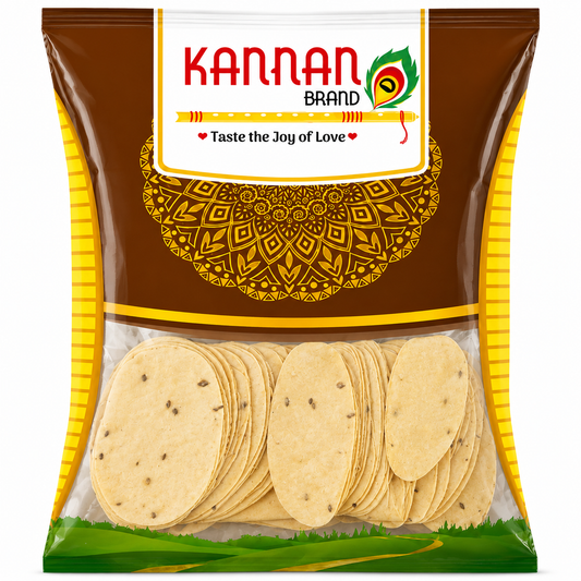 LONG CUMIN PAPAD 250G-Kannan Brand