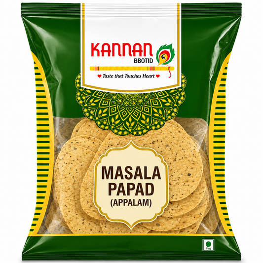 Masala Papad 400g-Kannan Brand