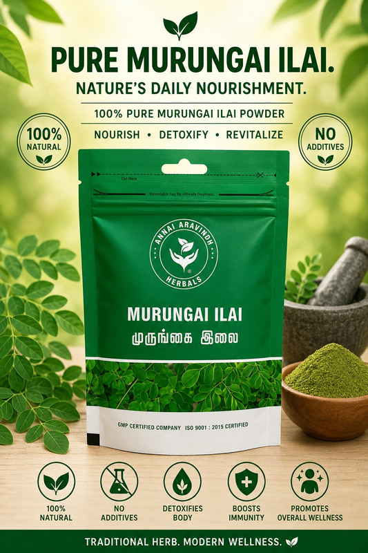 Pure Moringa Leaf Powder/தூய முருங்கை இலை பொடி/शुद्ध सहजन पत्ती पाउडर