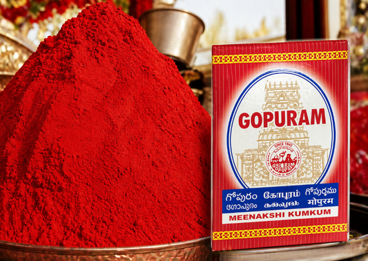 RED kum kum 50g. Gopuram