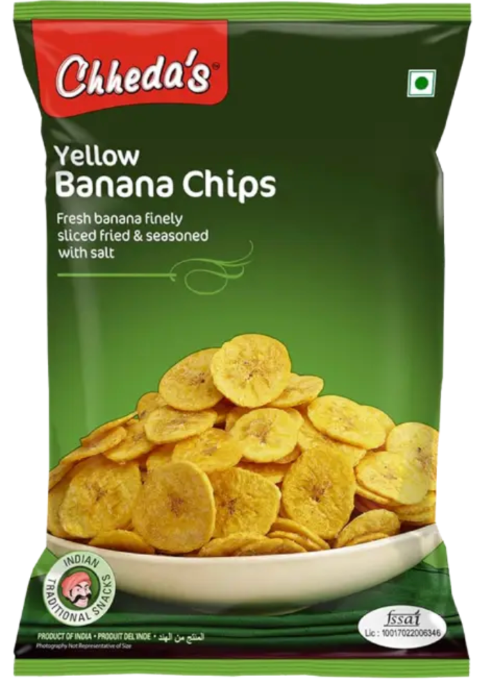 Chhedas Yellow Banana Chips.
