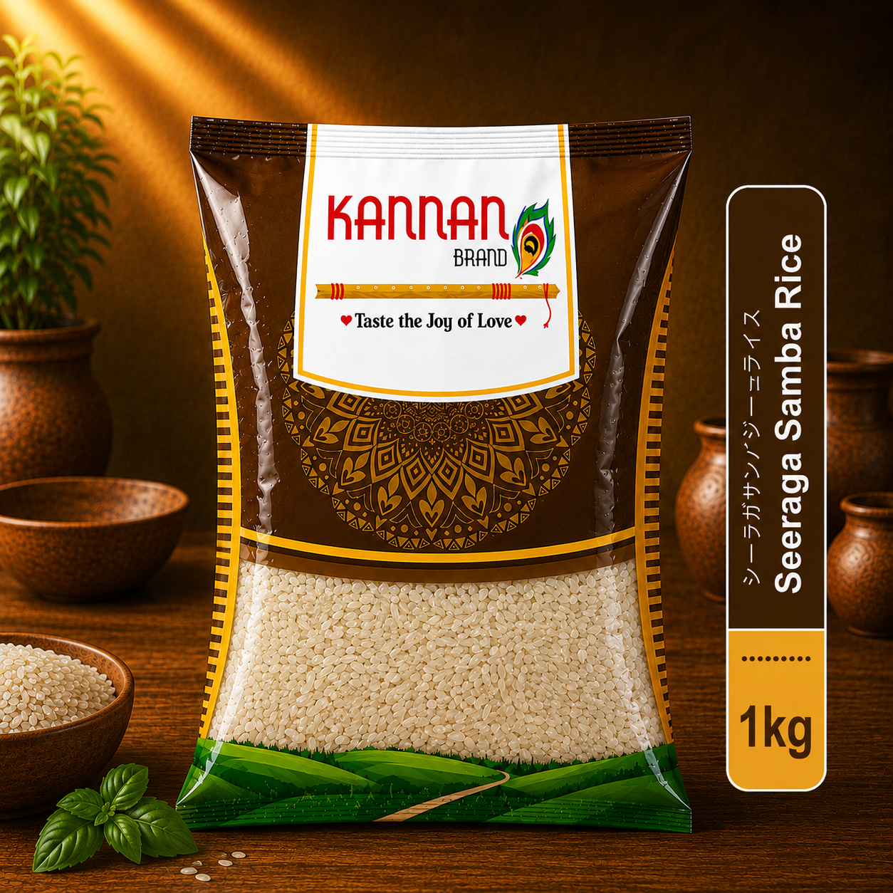 Kannan Zeera Samba / Seeraga Samba米 1kg（税込価格）