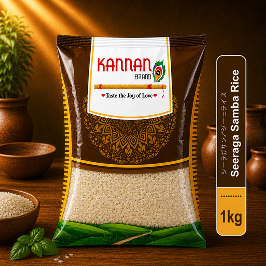 Jeera Samba / Seeraga Samba Rice 1kg (Price with tax)-Kannan Brand