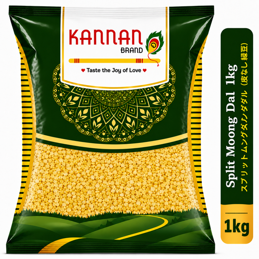 Split Moong dal/ Siru Parrupu 1kg-Kannan Brand