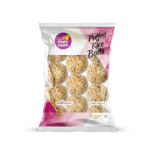 PUFFED RICE BALLS MANIMARK 12PCS