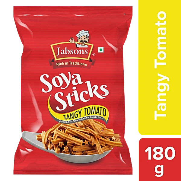 Jabsons Soya Sticks Tangy Tomato 180g